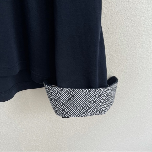 Ted Baker London Long Sleeve Polo Navy Shirt - Picture 3 of 7